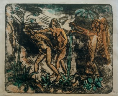 The Expulsion from Paradise by Max Pechstein
