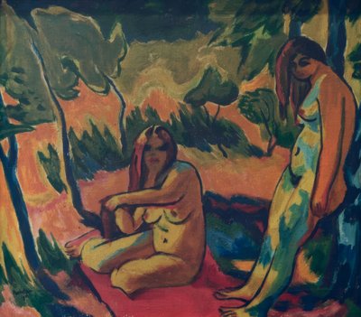 Women at the Forest Edge by Max Pechstein