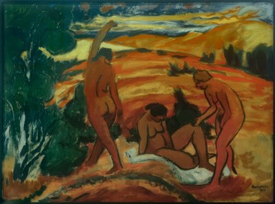In the Dunes by Max Pechstein