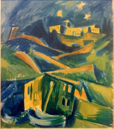 Coast near Monte Rosso al Mare by Max Pechstein