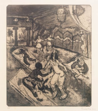 Russian Ballet I by Max Pechstein