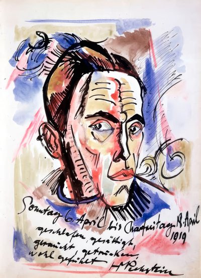 Self-Portrait by Max Pechstein