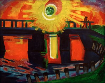 Sunset by Max Pechstein