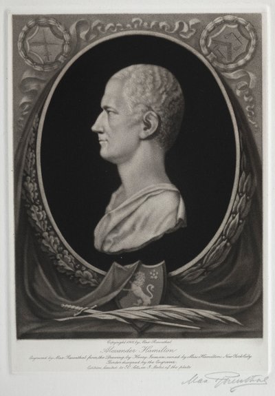 Alexander Hamilton by Max Rosenthal