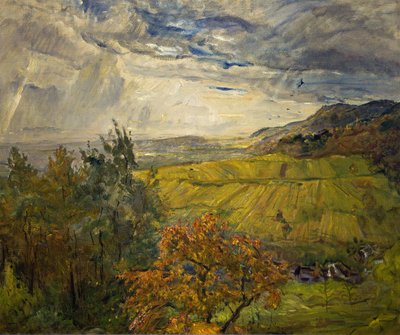 Autumn Landscape near Neukastel by Max Slevogt