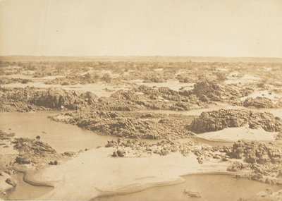 Batu-el-Hadjar. Vue prise à la Seconde Cataracte, March 1850 by Maxime Du Camp
