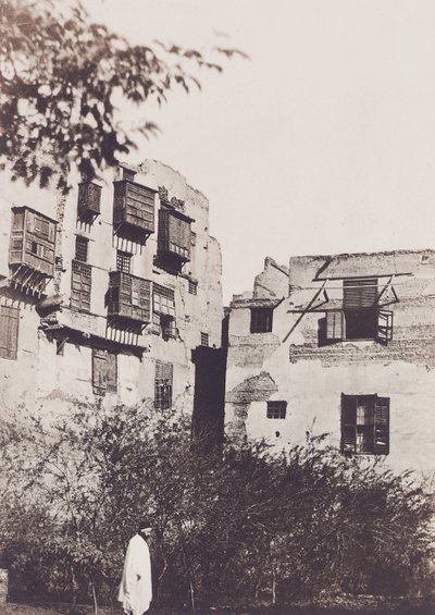 Cairo, House and Garden in the French Quarter, with Gustave Flaubert by Maxime Du Camp