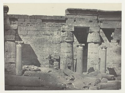 Medinet-Habu, Peristyle of the Palace of Ramses-Miamun; Thebes by Maxime Du Camp