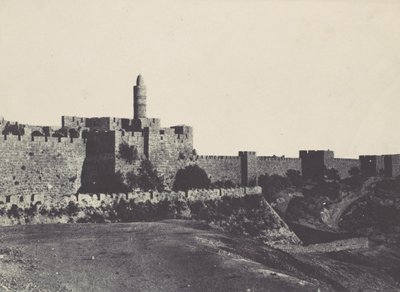 Palestine. Jerusalem. Western Part of the Walls by Maxime Du Camp