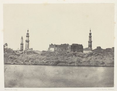 General View, Girgeh, Upper Egypt by Maxime Du Camp