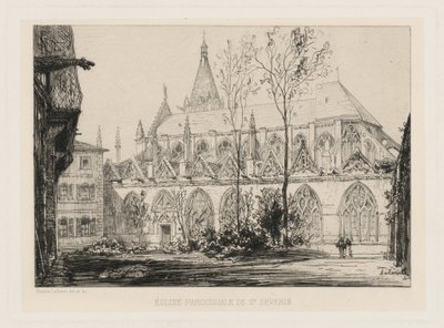 Parish Church of St. Séverin by Maxime Lalanne