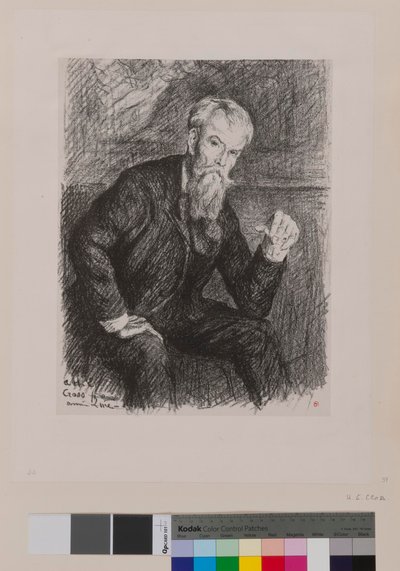 To Henri Edmond Cross: [Portrait of Henri-Edmond Cross] by Maximilien Luce