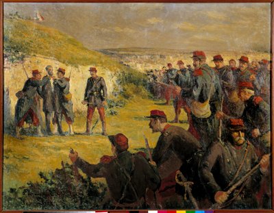 Commune of Paris: Death of Eugene Varlin (1839-1871) by Maximilien Luce
