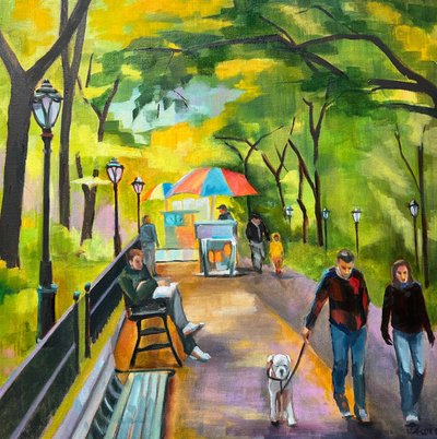 City Park Stroll by Maxine Shore