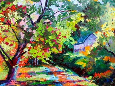 Vibrant Forest Home by Maxine Shore