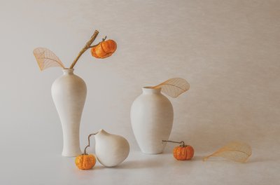 Elegant Autumn Still Life by May G