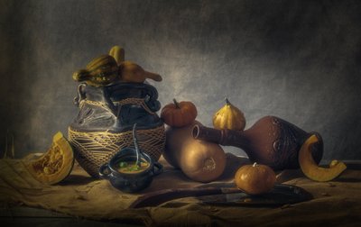 Moody Autumn Harvest by May G
