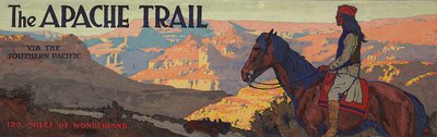 The Apache Trail via the Southern Pacific by Maynard Dixon