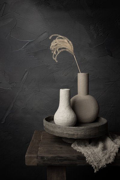 Minimalist Ceramic Still Life by Mayra Pama