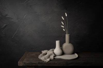 Minimalist Vases and Grass by Mayra Pama