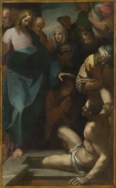 The Resurrection of Lazarus, First third of 17th century by Mazzucchelli