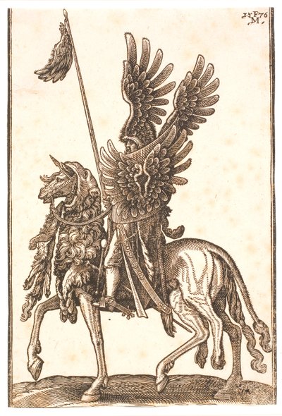 Richly Equipped Riding Soldier with Eagles
