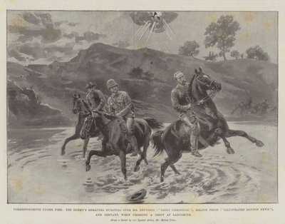 Correspondents Under Fire, the Enemy