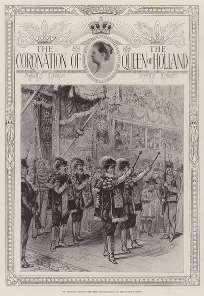 The Coronation of the Queen of Holland by Melton Prior