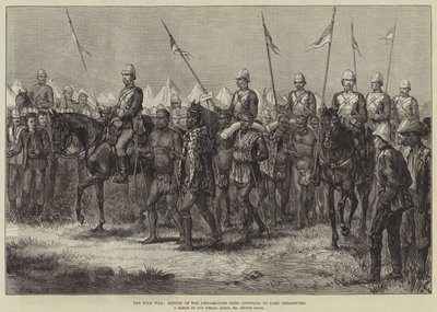 The Zulu War, Return of the Ambassadors from Cetewayo to Lord Chelmsford by Melton Prior