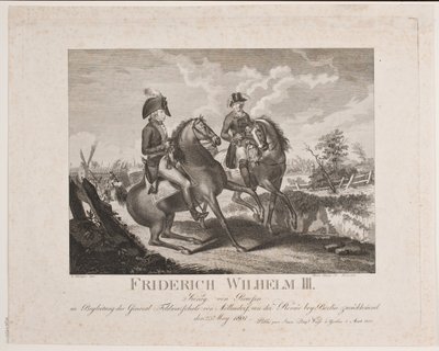 Frederick William II of Prussia and Field Marshal Möllendorf by Meno Haas