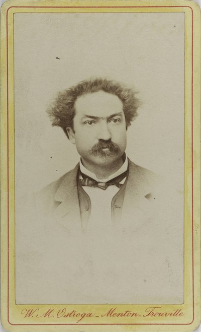 Portrait of the Composer Robert Planquette by Menton . Photo studio W.M. Ostroga
