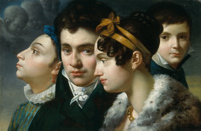 Family Portrait by Merry-Joseph Blondel