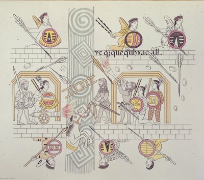 Spanish and Aztecs, from 