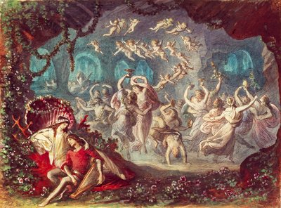 Set Design for Tannhauser Performance by Richard Wagner by Michael Echter