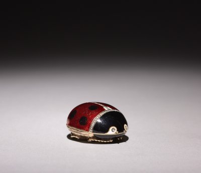 Ladybug Box, firm of Peter Carl Fabergé by Michael Evlampievich Perkhin