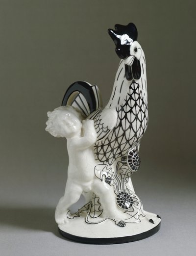 Cherub with rooster by Michael Powolny