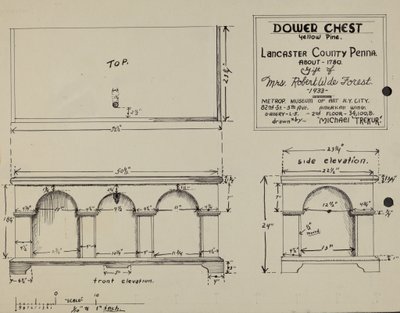 Pa. German Dower Chest by Michael Trekur