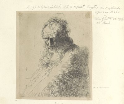 Bust of an Old Man with Beard by Michael Willmann (attributed to)