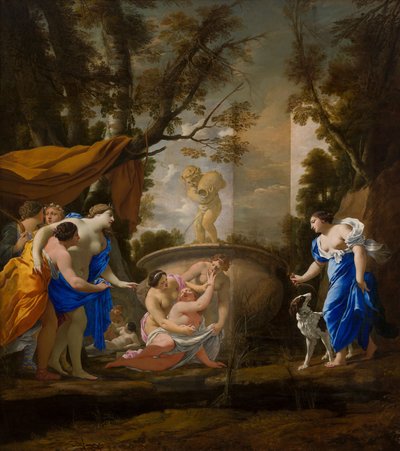 Diana Discovering the Pregnancy of Callisto by Michel Dorigny