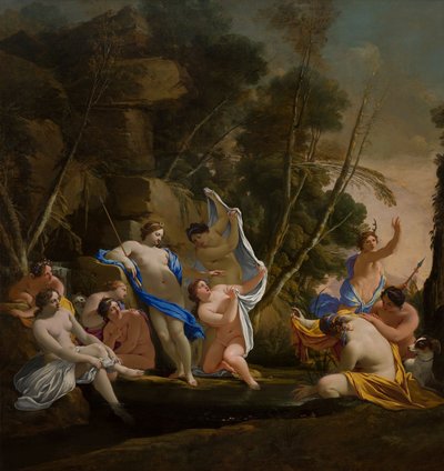 Diana and Actaeon by Michel Dorigny
