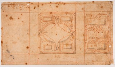 Design for the desks of the Laurentian Library by Michelangelo Buonarroti