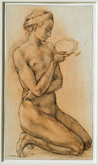 Mary Magdalene Contemplating the Crown of Thorns by Michelangelo Buonarroti