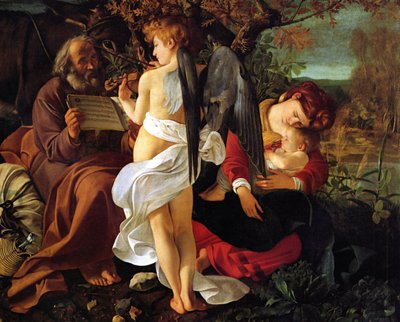 Rest on the Flight into Egypt by Michelangelo Merisi Caravaggio