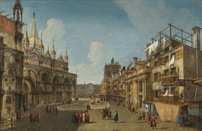 View of the Piazzetta dei Leoni by Michele Marieschi