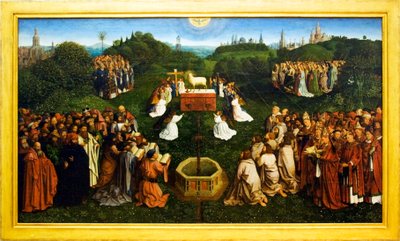 Adoration of the Lamb by Michiel Coxie