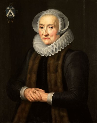 Portrait of Alid van der Laen by Michiel Jansz. van (after) Miereveld