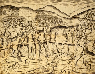 Alcacer Quibir Battle or Ksar El-Kebir, Against the Portuguese, August 4 by Miguel Leitão de Andrada