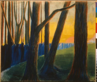 Funeral Symphony (III) by Mikalojus Ciurlionis