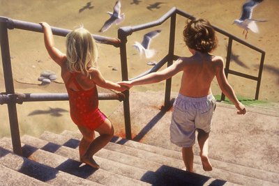 Entering the Beach by Mike Briscoe