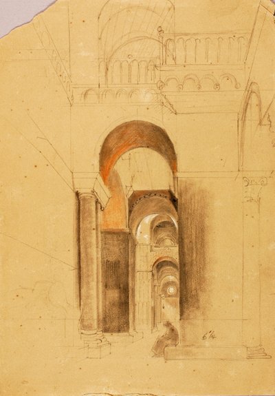 Mosque Interior by Miner Kilbourne Kellogg